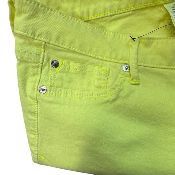 Flouresant Yellow Skinny Jeans. Size 8 - Picture 6 of 11